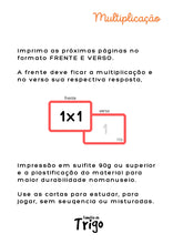 Carregar imagem no visualizador da galeria, Flashcards de Multiplicação (download gratuito) - PDF
