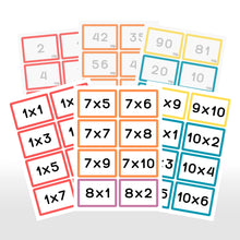 Carregar imagem no visualizador da galeria, Flashcards de Multiplicação (download gratuito) - PDF