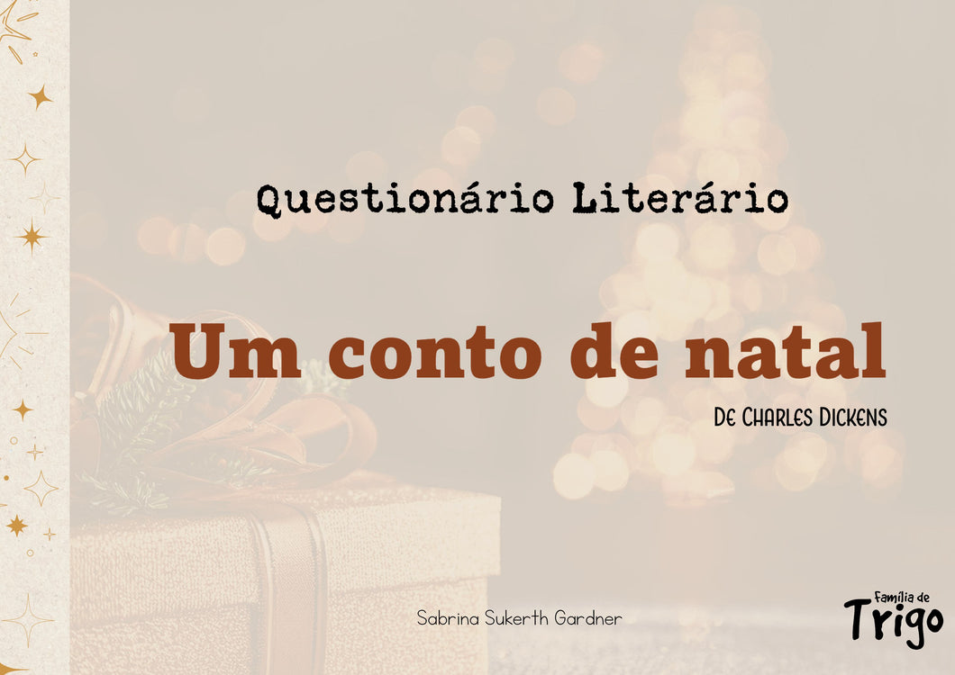 Questionário Literário: Um conto de Natal (Charles Dickens) - PDF