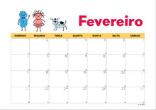 Carregar imagem no visualizador da galeria, Calendário KIDS 2026 - PDF