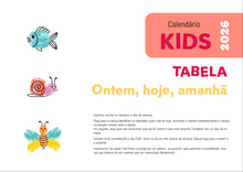 Carregar imagem no visualizador da galeria, Calendário KIDS 2026 - PDF