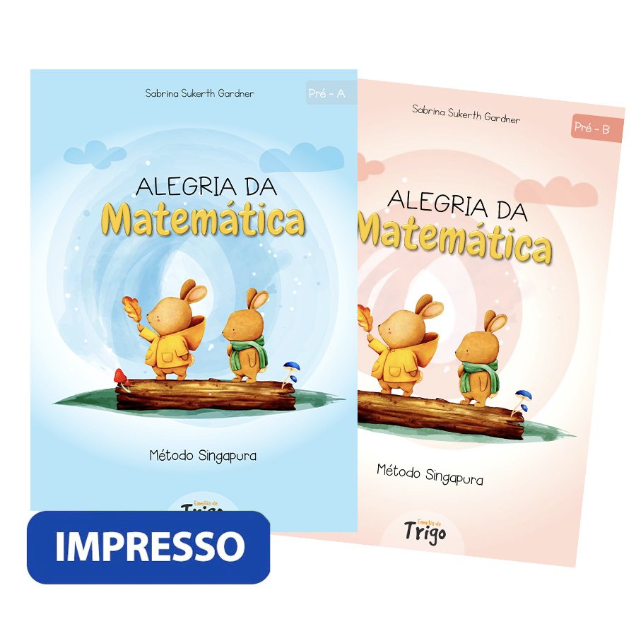 KIT IMPRESSO Alegria da Matemática com 15% OFF (Pré-A e Pré-B)