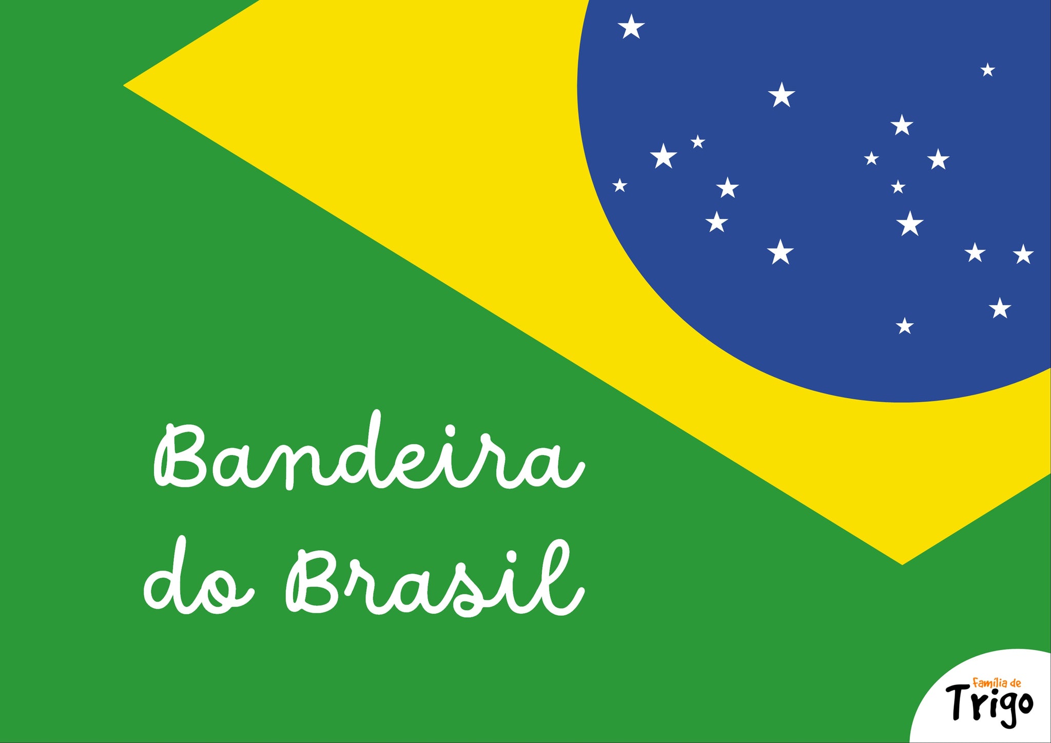 Bandeira do Brasil – Família de Trigo
