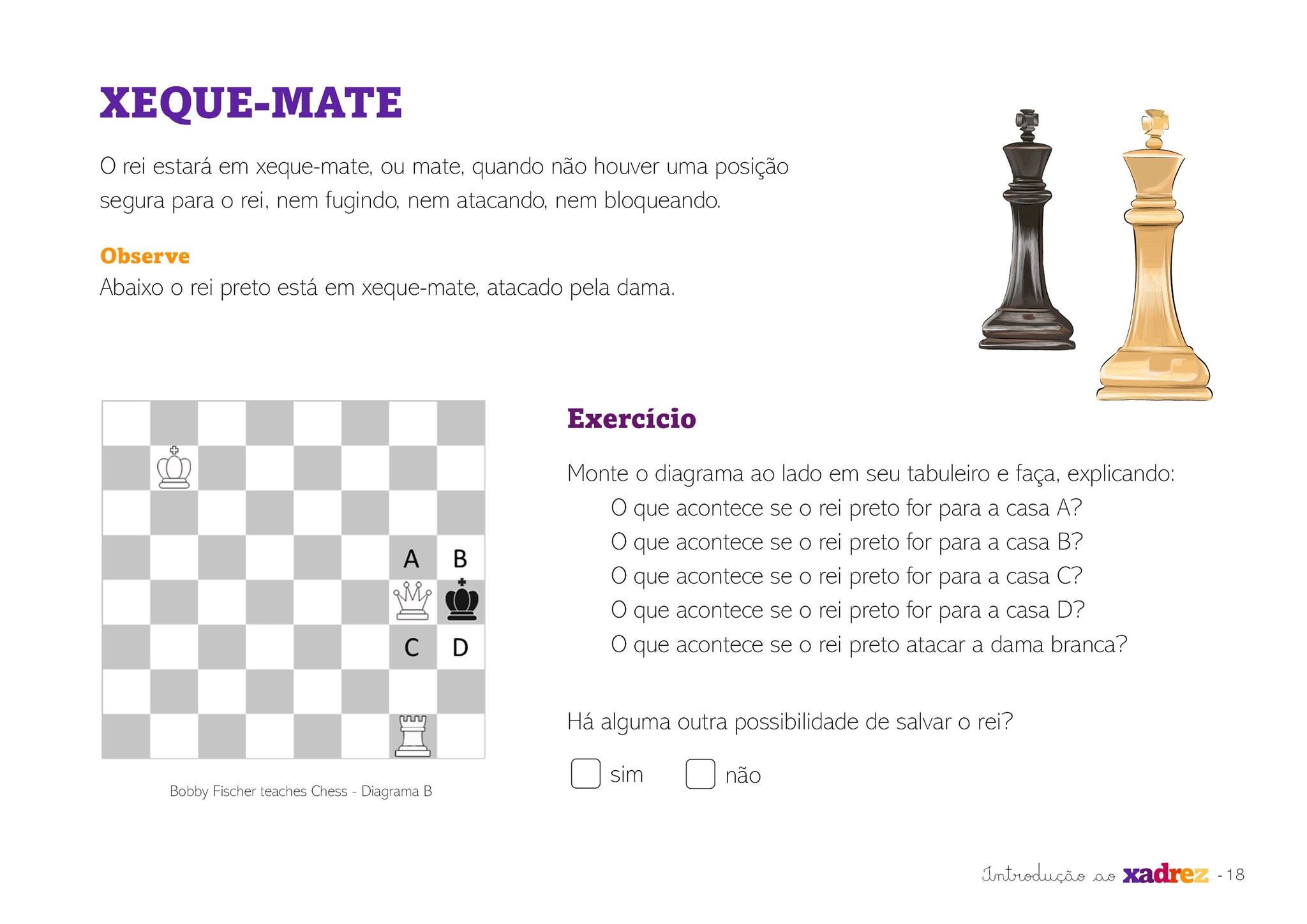 xadrezedamasfranca: Mates Elementares: 2 - Dama e Rei